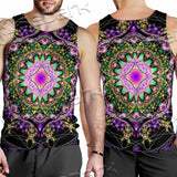 Colorful Mandala Fractal Pattern Trippy SED-1031 Men Tank-tops