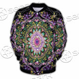 Colorful Mandala Fractal Pattern Trippy SED-1031 Button Jacket