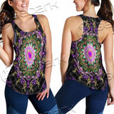 Colorful Mandala Fractal Pattern Trippy SED-1031 Women Tank Top