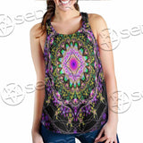 Colorful Mandala Fractal Pattern Trippy SED-1031 Women Tank Top