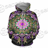 Colorful Mandala Fractal Pattern Trippy SED-1031 Hoodie & Zip Hoodie