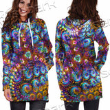 Take A Walk On The Weird Side Fractal SED-1032 Hoodie Dress