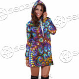 Take A Walk On The Weird Side Fractal SED-1032 Hoodie Dress