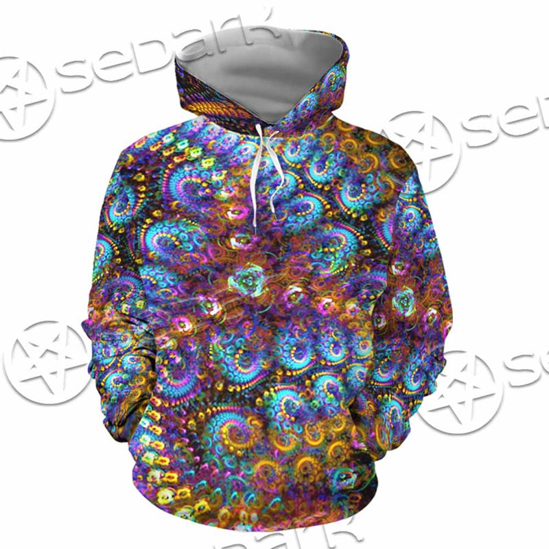 Take A Walk On The Weird Side Fractal SED-1032 Hoodie & Zip Hoodie