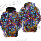 Take A Walk On The Weird Side Fractal SED-1032 Hoodie & Zip Hoodie Raglan