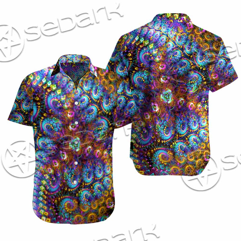 Take A Walk On The Weird Side Fractal SED-1032 Shirt Allover