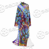 Take A Walk On The Weird Side Fractal SED-1032 Sleeved Blanket