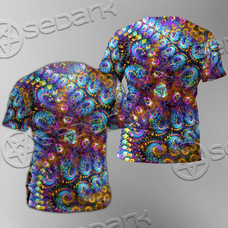 Take A Walk On The Weird Side Fractal SED-1032 Unisex T-shirt