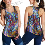 Take A Walk On The Weird Side Fractal SED-1032 Women Tank Top
