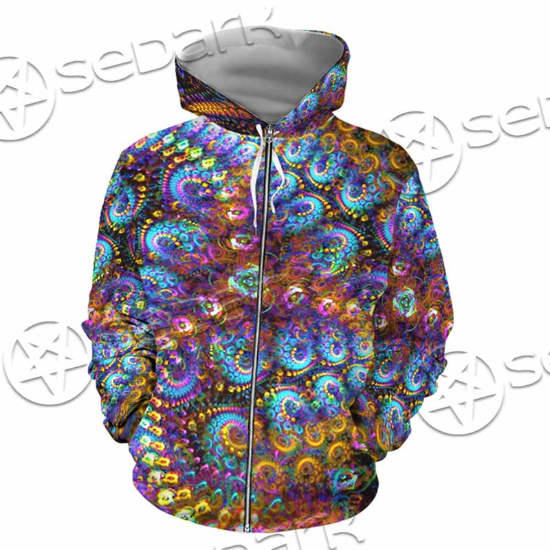 Take A Walk On The Weird Side Fractal SED-1032 Hoodie & Zip Hoodie