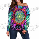 Psytrance SED-1033 Off Shoulder Sweaters