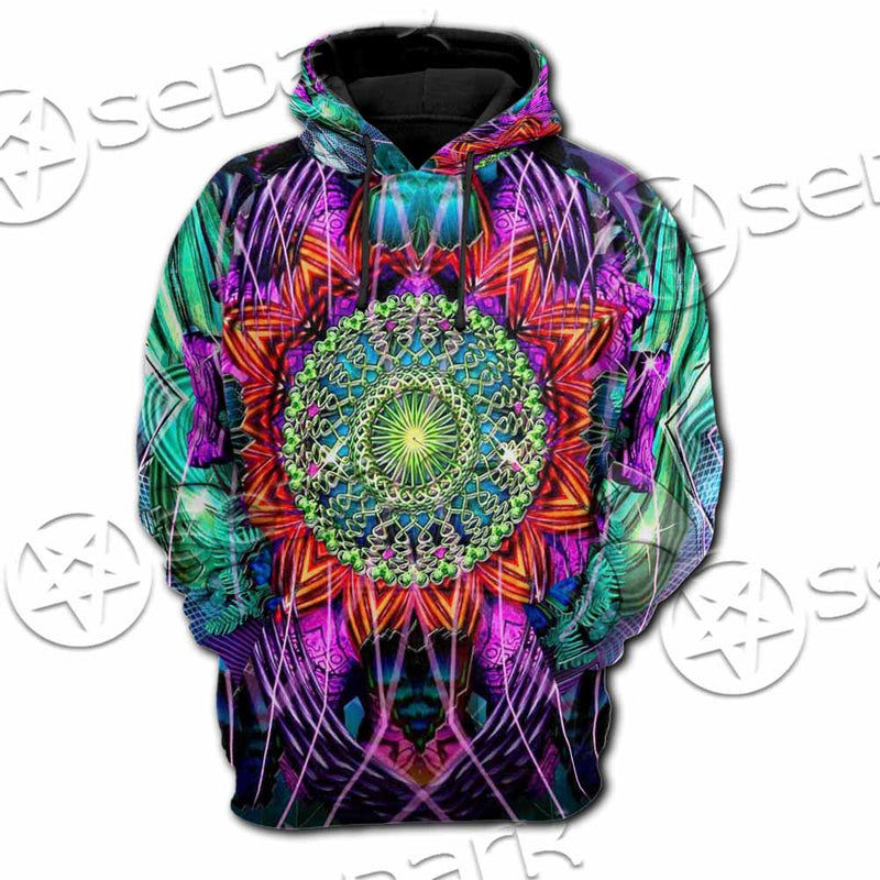 Psytrance SED-1033 Hoodie & Zip Hoodie Raglan