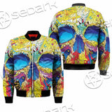 Abstract Crazy Skull SED-1034 Jacket