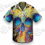 Abstract Crazy Skull SED-1034 Shirt Allover