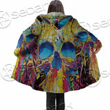 Abstract Crazy Skull SED-1034 Cloak