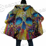 Abstract Crazy Skull SED-1034 Cloak