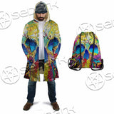 Abstract Crazy Skull SED-1034 Cloak
