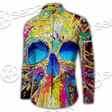 Abstract Crazy Skull SED-1034 Shirt Allover