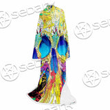 Abstract Crazy Skull SED-1034 Sleeved Blanket
