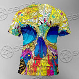 Abstract Crazy Skull SED-1034 Unisex T-shirt