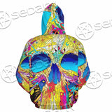 Abstract Crazy Skull SED-1034 Hoodie & Zip Hoodie