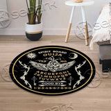 Ouija Board With Lock Heart Occultism SED-1040 Round Carpet