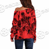 Berserk Creatures Battle SED-1042 Off Shoulder Sweaters