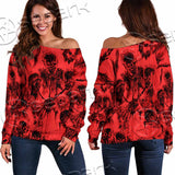 Berserk Creatures Battle SED-1042 Off Shoulder Sweaters