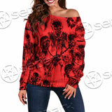 Berserk Creatures Battle SED-1042 Off Shoulder Sweaters