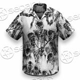 Berserk Creatures Battle Black White SED-1043 Shirt Allover