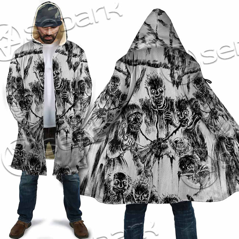 Berserk Creatures Battle Black White SED-1043 Cloak