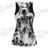 Berserk Creatures Battle Black White SED-1043 Women Tank Top