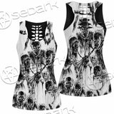 Berserk Creatures Battle Black White SED-1043 Women Tank Top