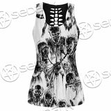 Berserk Creatures Battle Black White SED-1043 Women Tank Top