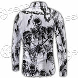 Berserk Creatures Battle Black White SED-1043 Shirt Allover
