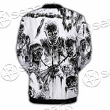 Berserk Creatures Battle Black White SED-1043 Button Jacket