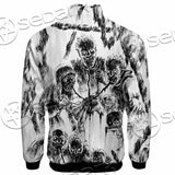 Berserk Creatures Battle Black White SED-1043 Jacket