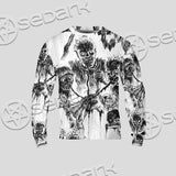 Berserk Creatures Battle Black White SED-1043 Unisex Sweatshirt