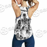 Berserk Creatures Battle Black White SED-1043 Women Tank Top