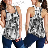 Berserk Creatures Battle Black White SED-1043 Women Tank Top