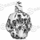 Berserk Creatures Battle Black White SED-1043 Hoodie & Zip Hoodie