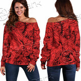 Horror Berserk SED-1044 Off Shoulder Sweaters