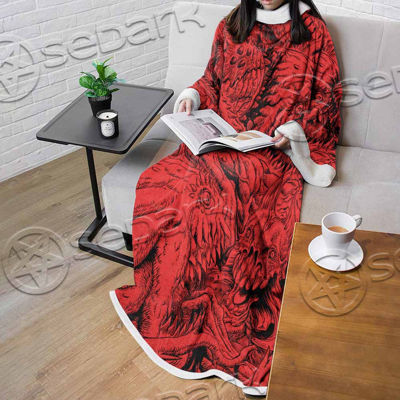 Horror Berserk SED-1044 Sleeved Blanket