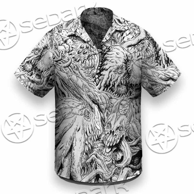 Berserk Blackwhite SED-1045 Shirt Allover