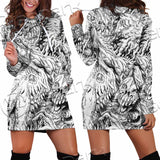 Berserk Blackwhite SED-1045 Hoodie Dress