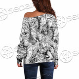 Berserk Blackwhite SED-1045 Off Shoulder Sweaters