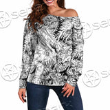 Berserk Blackwhite SED-1045 Off Shoulder Sweaters