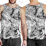 Berserk Blackwhite SED-1045 Men Tank-tops