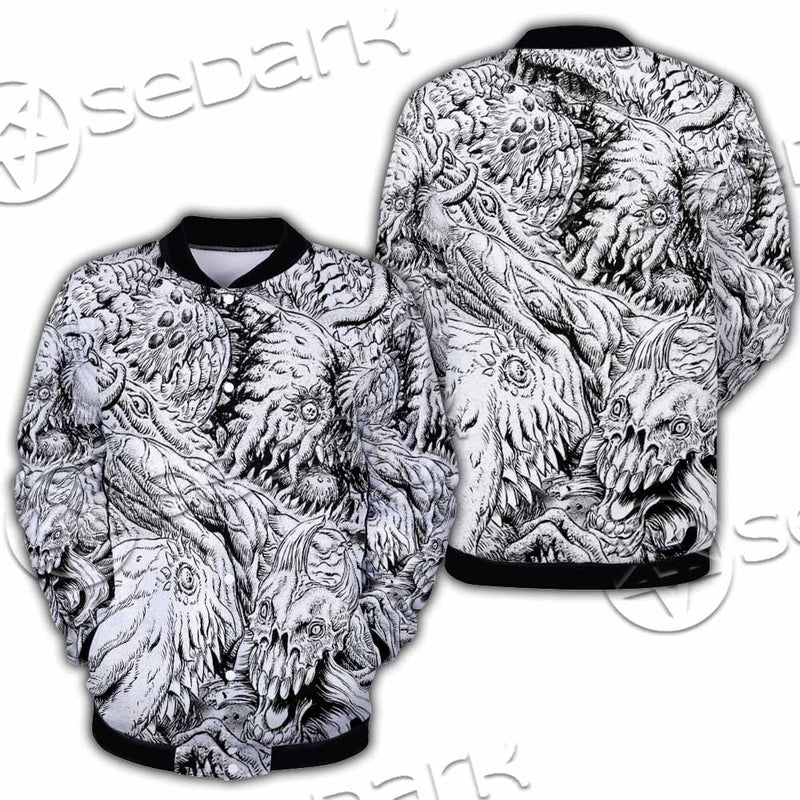 Berserk Blackwhite SED-1045 Button Jacket