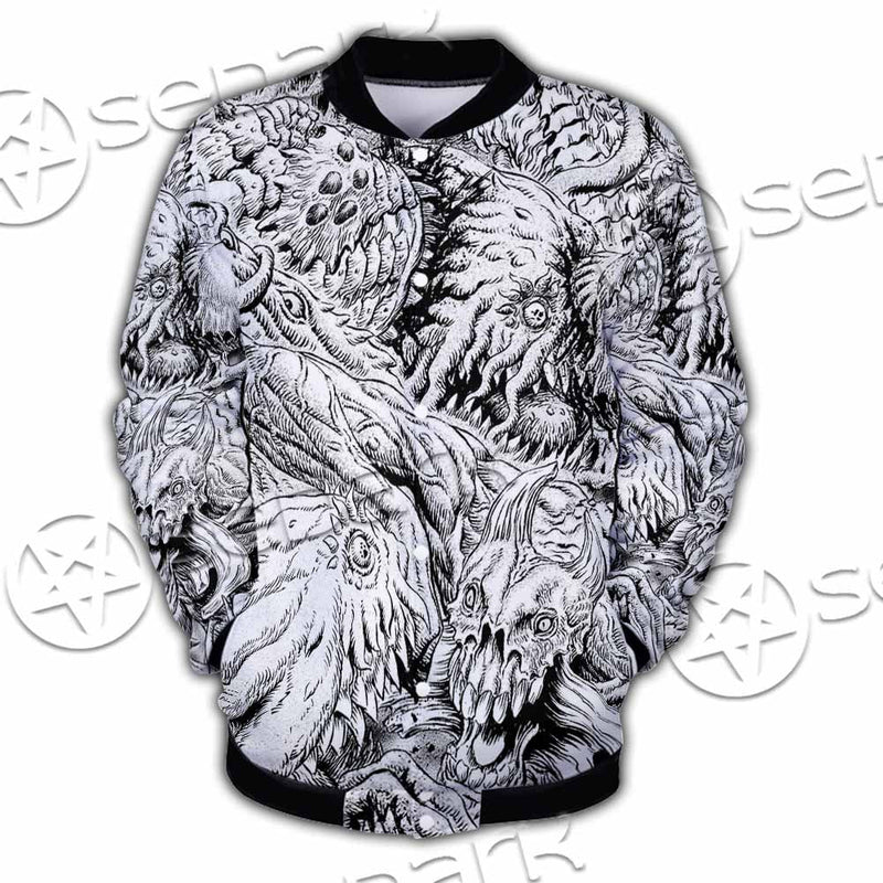 Berserk Blackwhite SED-1045 Button Jacket